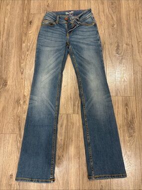 Wrangler Women's Blue Bootcut Denim Jeans